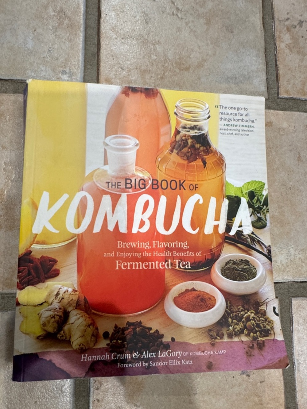 The Big Book of Kombucha - Orange Yellow Cover